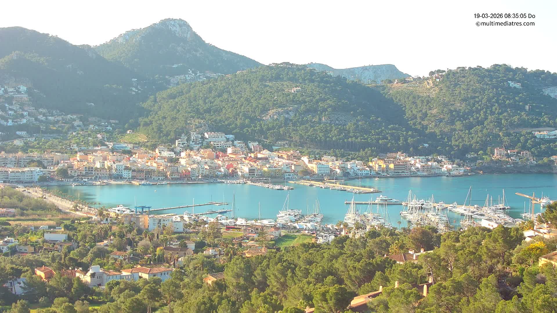 Mallorca Port d'Andratx City View Live Cam - Balearic Islands, Spain