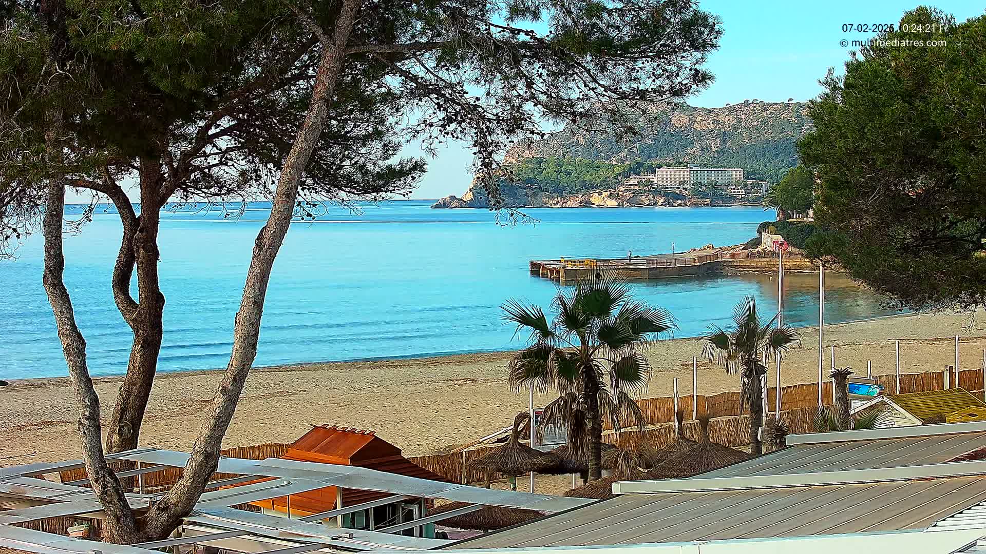 Mallorca, Peguera Tora Beach Live Cam - Balearic Islands, Spain