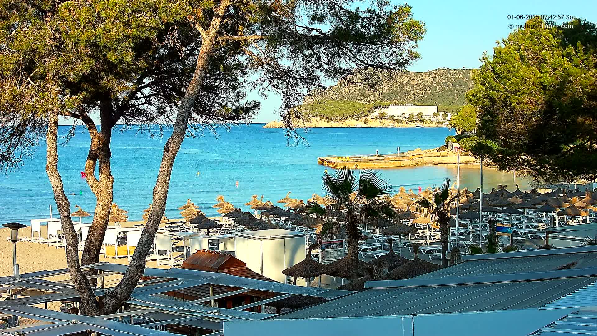 Mallorca, Peguera Tora Beach Live Cam - Balearic Islands, Spain