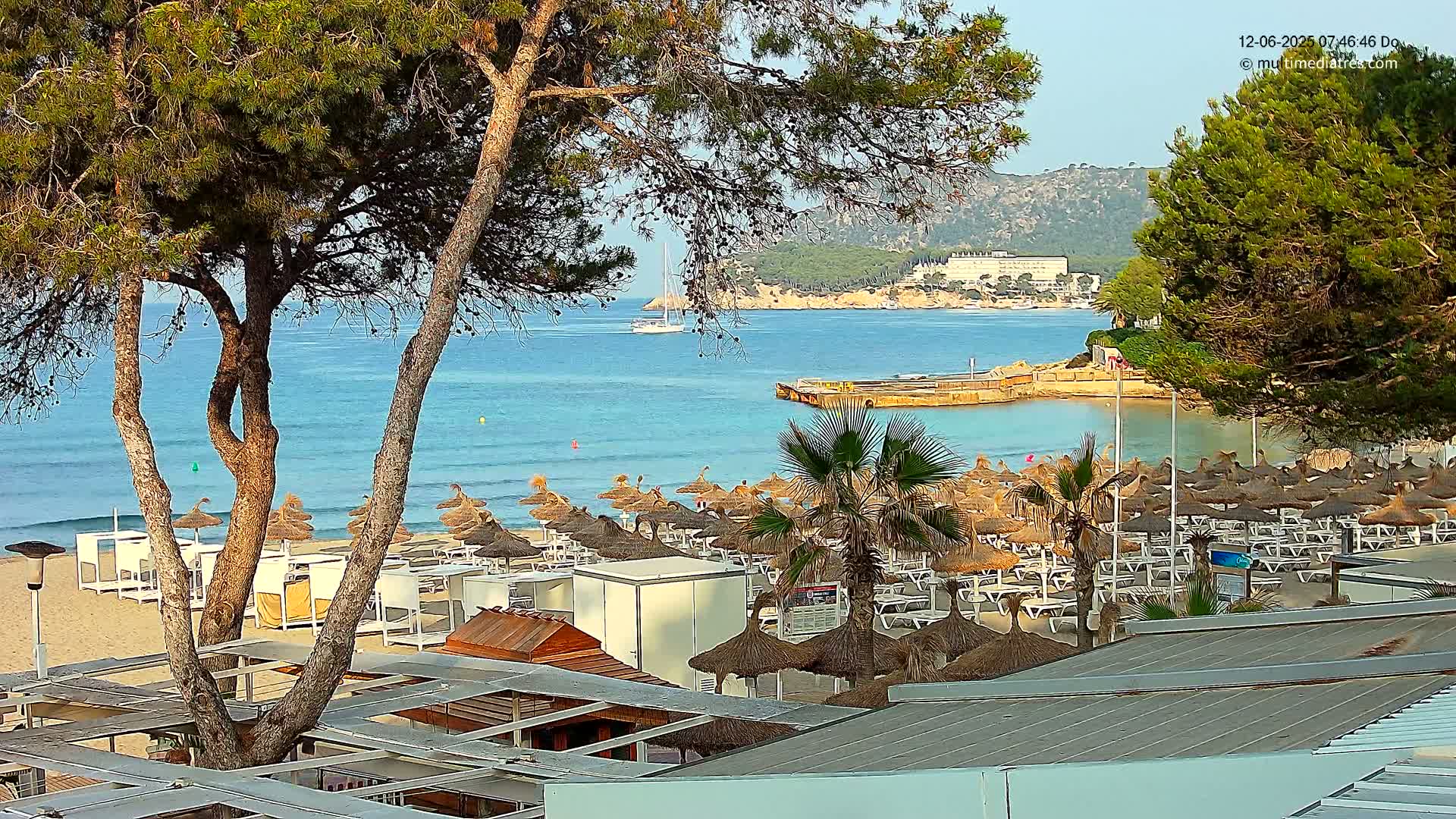 Mallorca, Peguera Tora Beach Live Cam - Balearic Islands, Spain