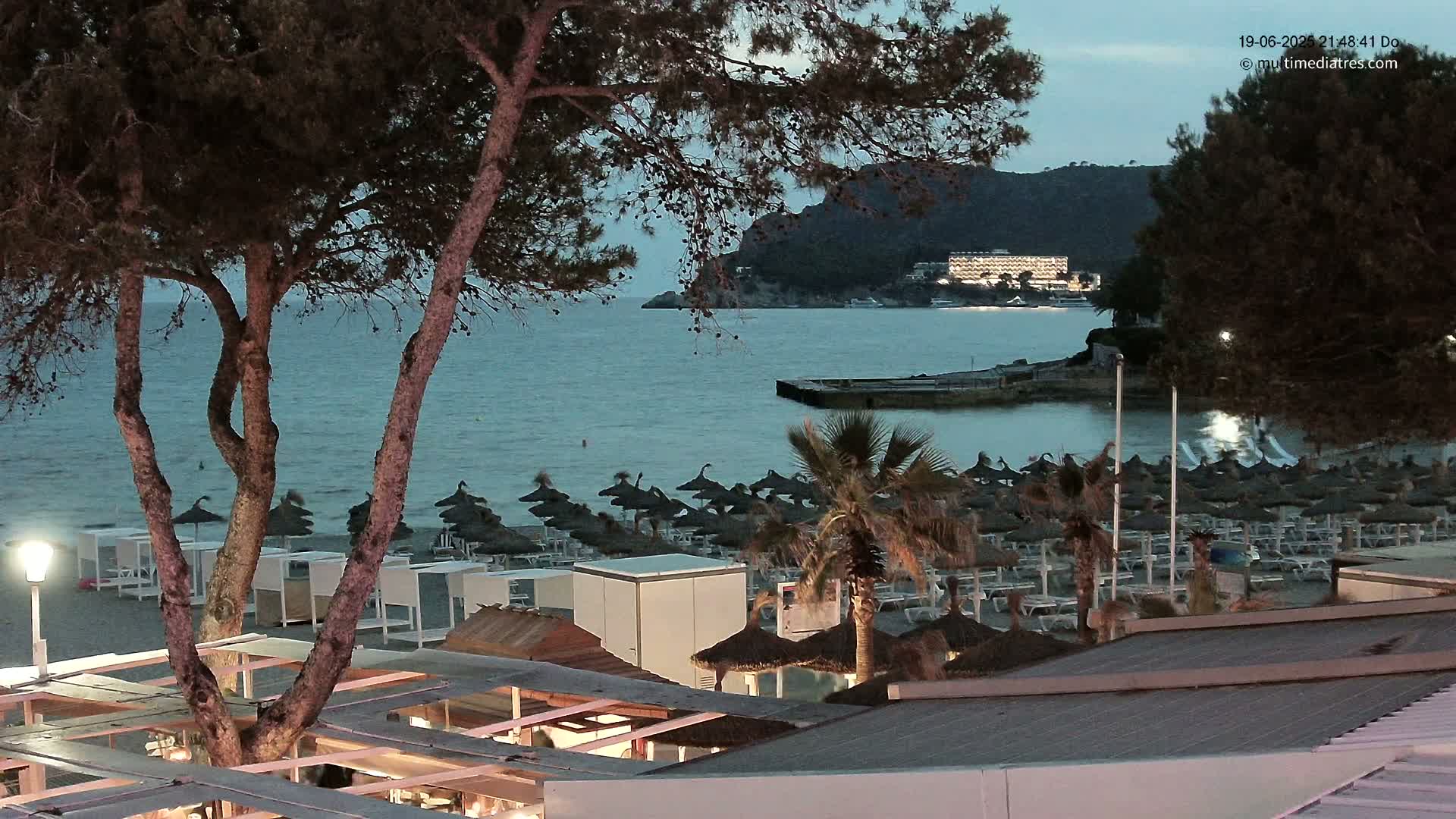 Paguera,  Tora Beach West View Live Cam - Mallorca, Balearic Islands, Spain