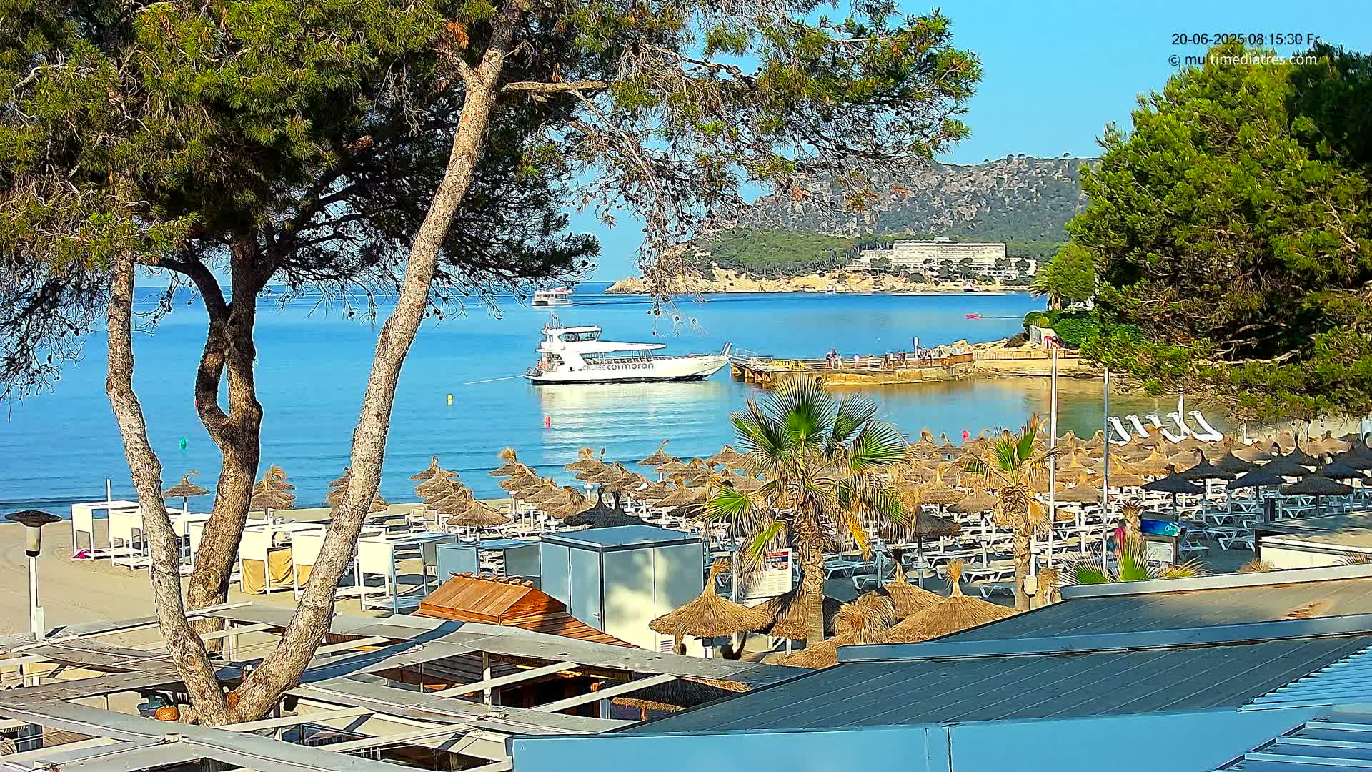 Paguera,  Tora Beach West View Live Cam - Mallorca, Balearic Islands, Spain