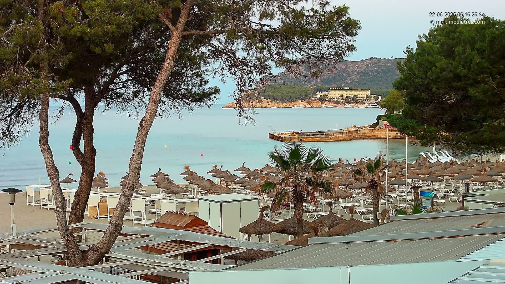 Paguera,  Tora Beach West View Live Cam - Mallorca, Balearic Islands, Spain