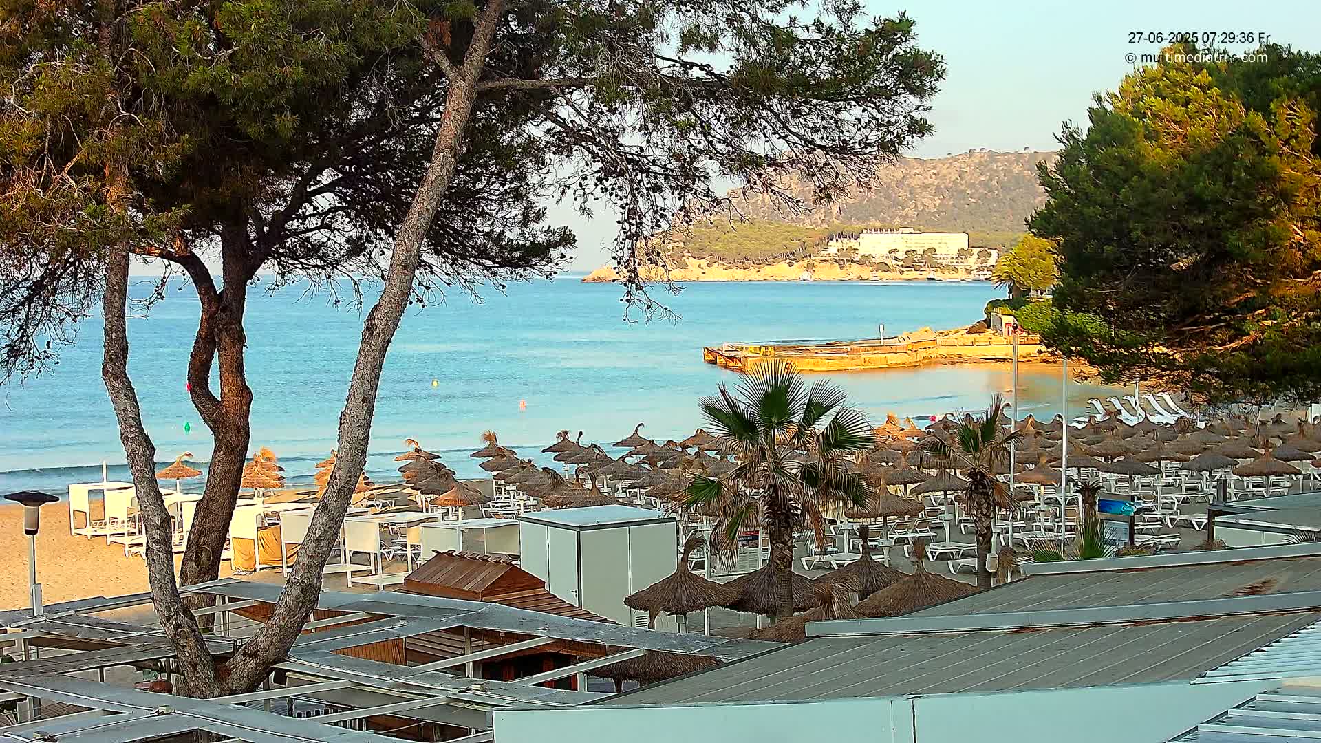 Paguera,  Tora Beach West View Live Cam - Mallorca, Balearic Islands, Spain