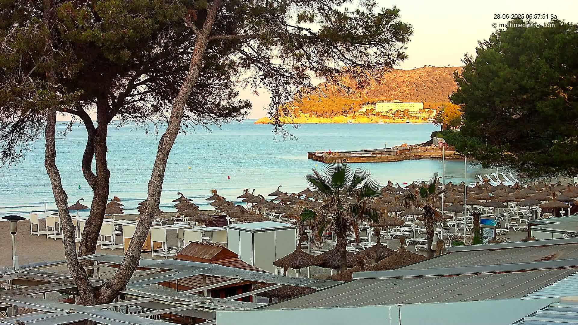 Paguera,  Tora Beach West View Live Cam - Mallorca, Balearic Islands, Spain