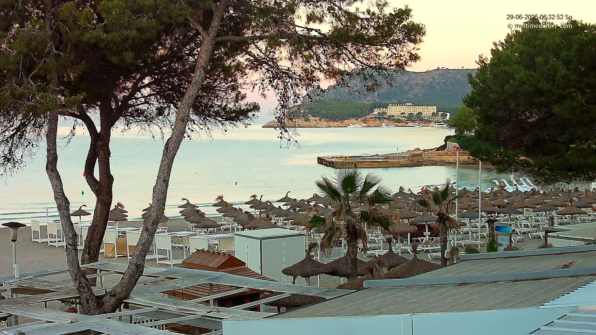 Paguera,  Tora Beach West View Live Cam - Mallorca, Balearic Islands, Spain