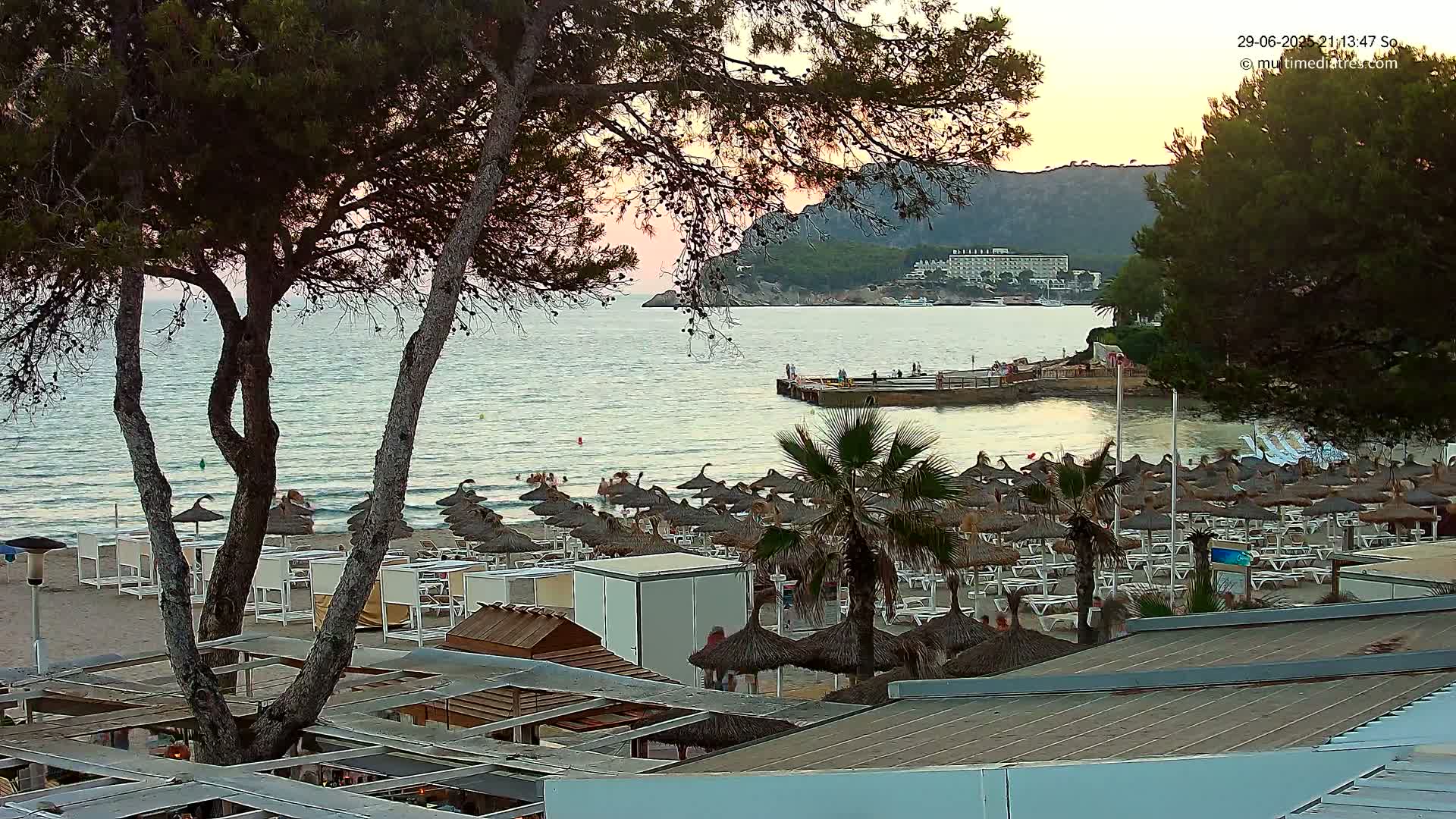 Paguera,  Tora Beach West View Live Cam - Mallorca, Balearic Islands, Spain