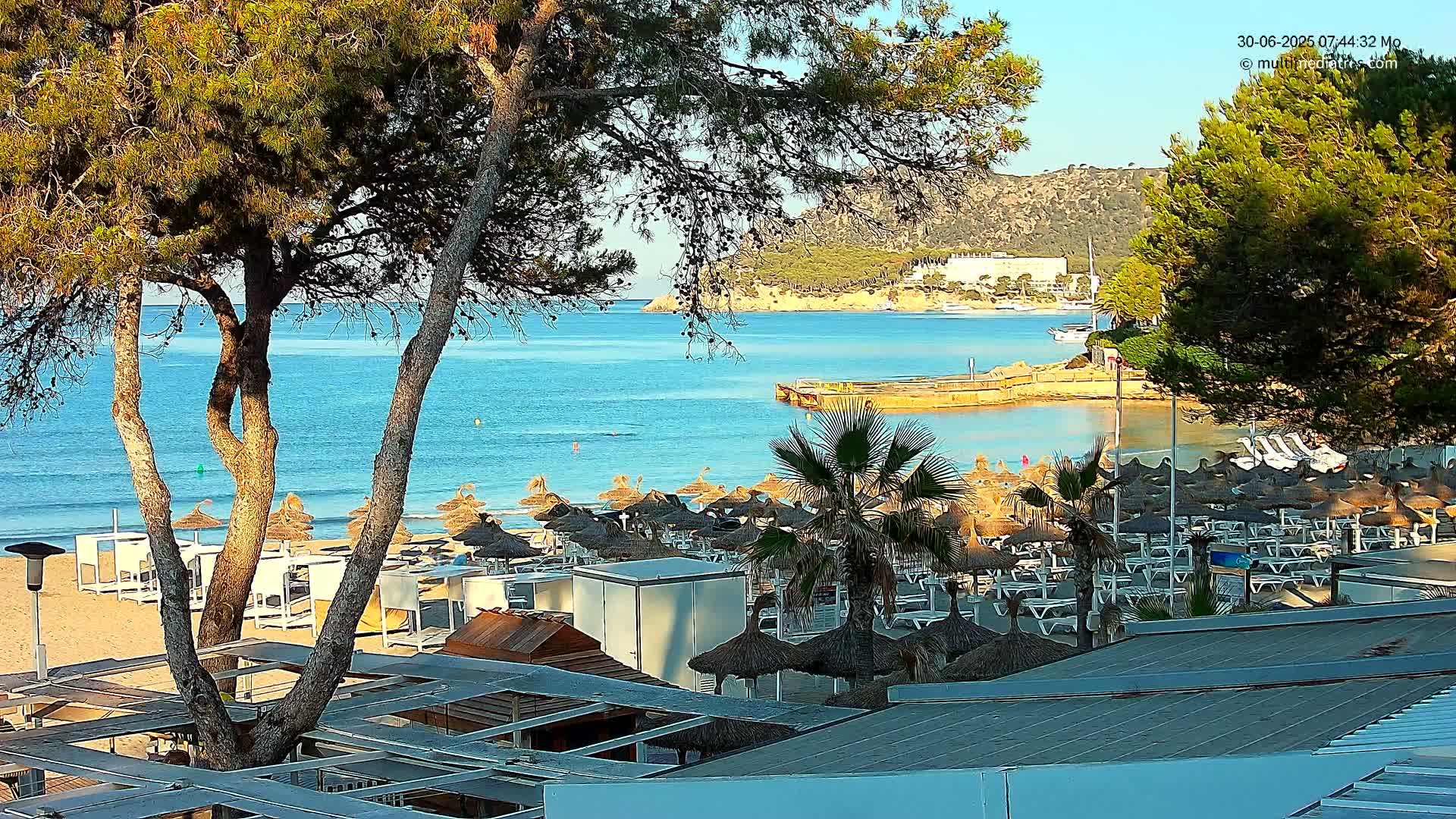Paguera,  Tora Beach West View Live Cam - Mallorca, Balearic Islands, Spain