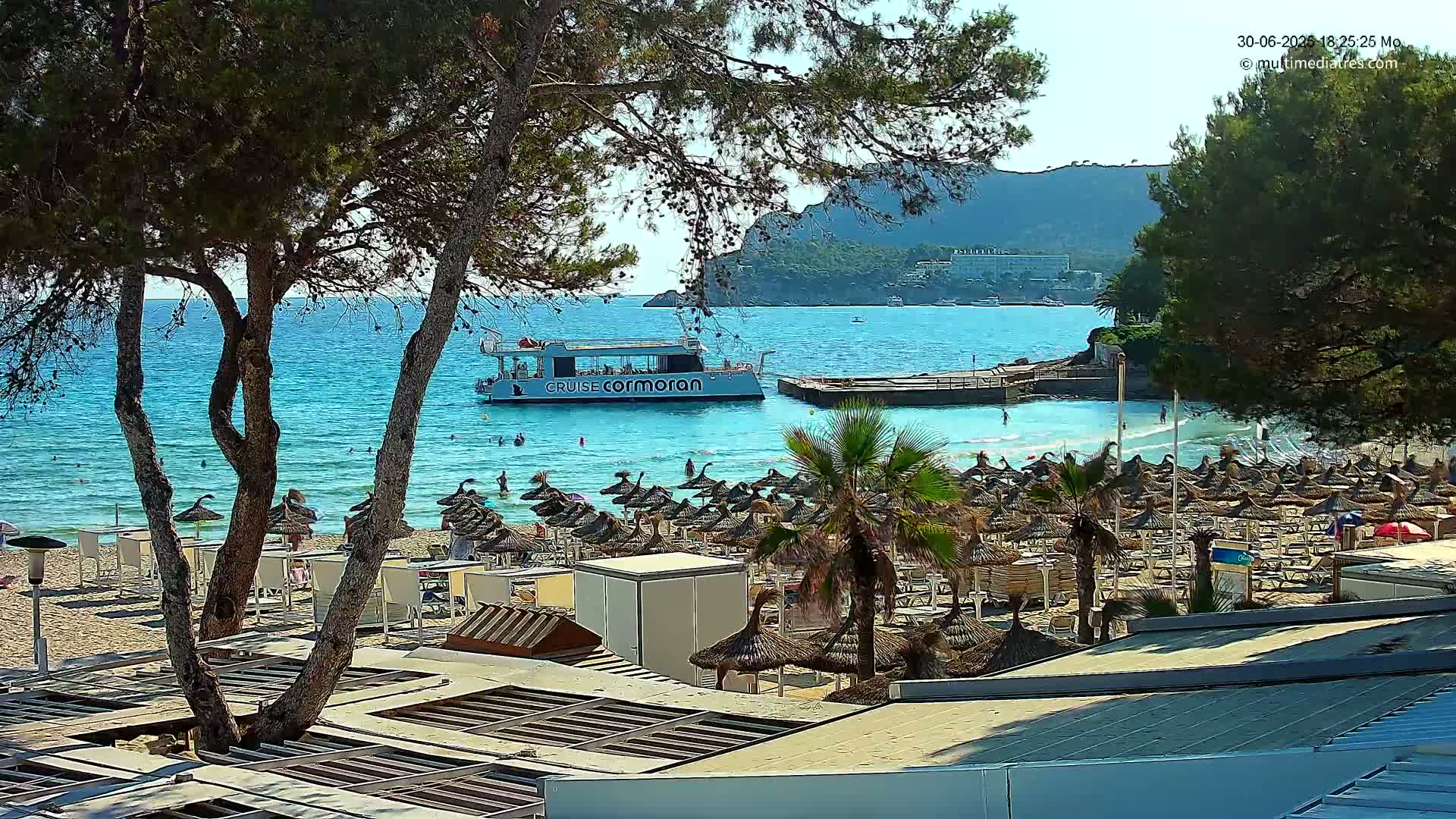 Paguera,  Tora Beach West View Live Cam - Mallorca, Balearic Islands, Spain