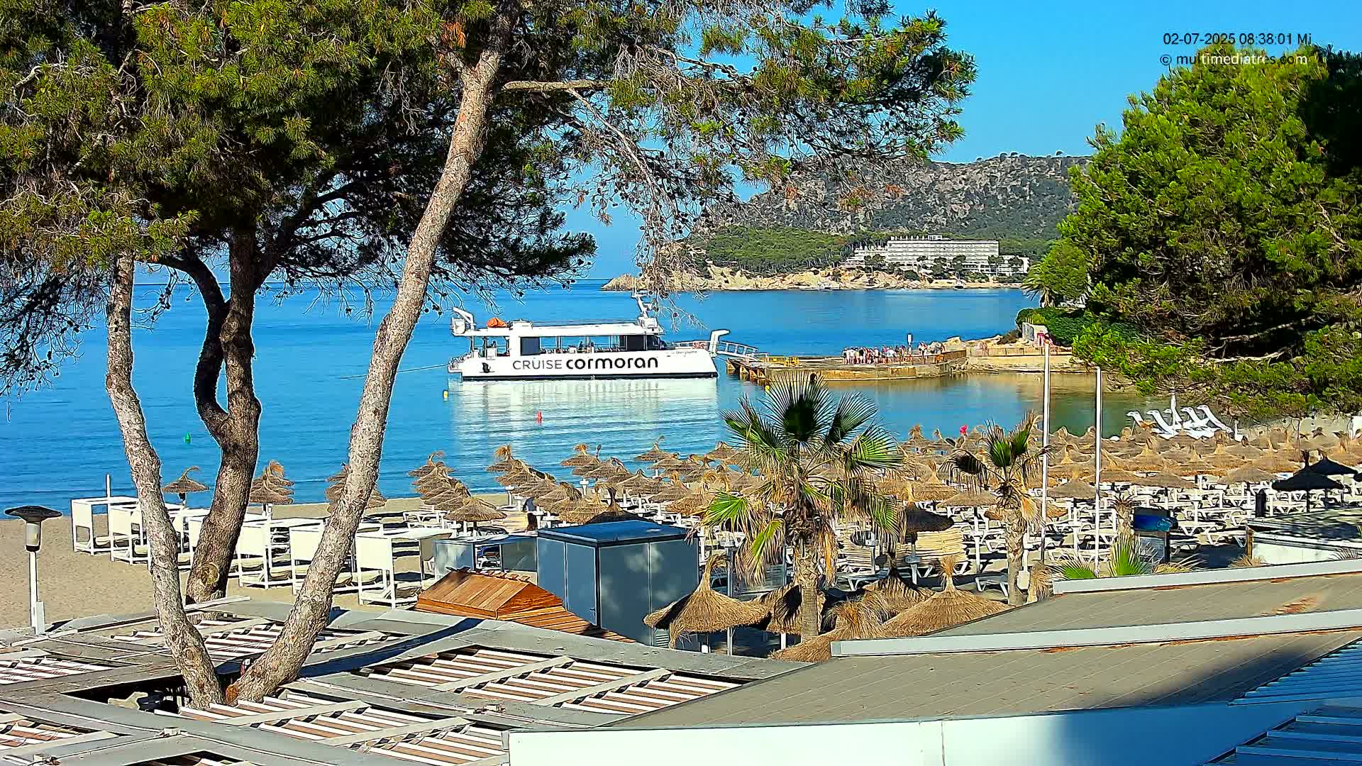Paguera,  Tora Beach West View Live Cam - Mallorca, Balearic Islands, Spain