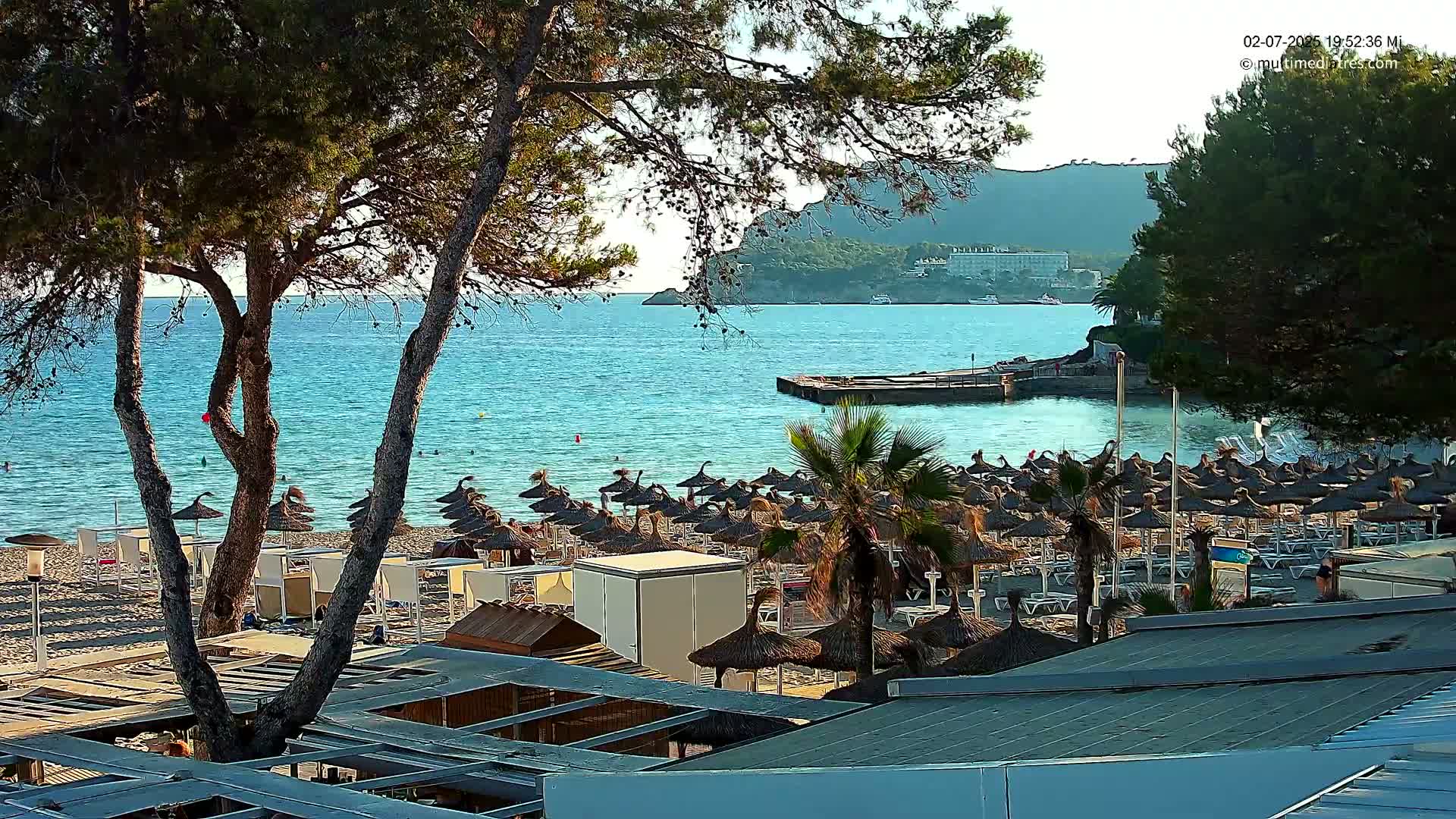 Paguera,  Tora Beach West View Live Cam - Mallorca, Balearic Islands, Spain