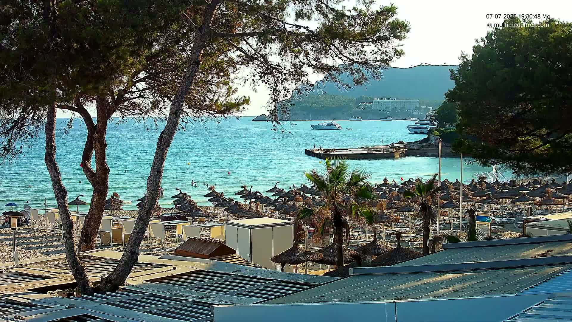 Paguera,  Tora Beach West View Live Cam - Mallorca, Balearic Islands, Spain