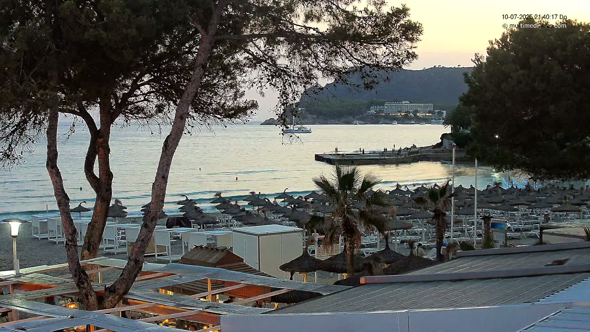 Paguera,  Tora Beach West View Live Cam - Mallorca, Balearic Islands, Spain