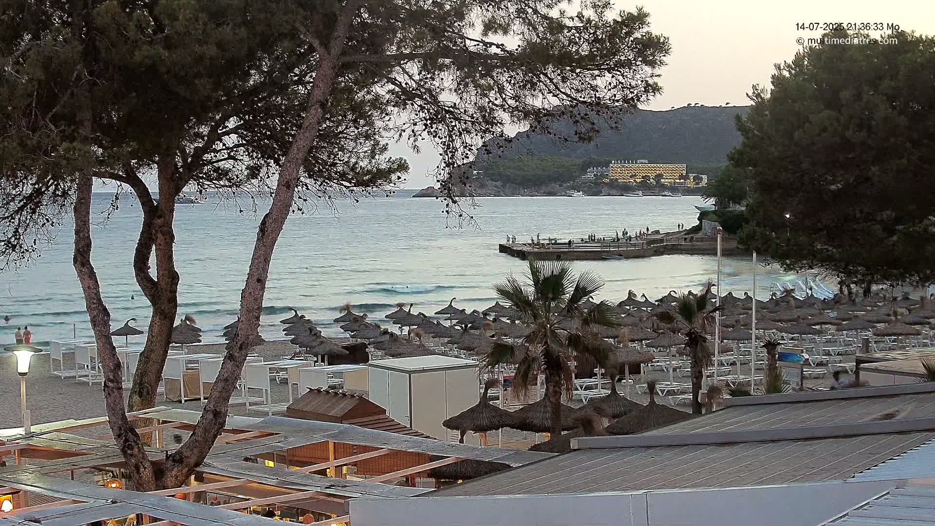 Paguera,  Tora Beach West View Live Cam - Mallorca, Balearic Islands, Spain