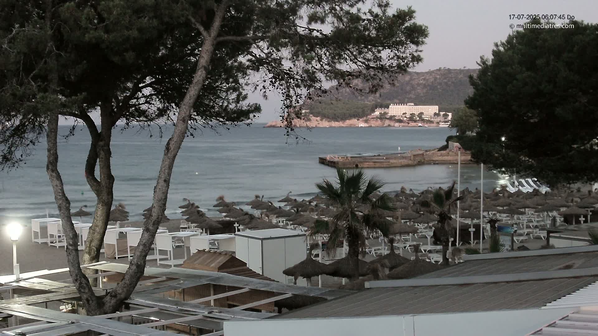 Paguera,  Tora Beach West View Live Cam - Mallorca, Balearic Islands, Spain