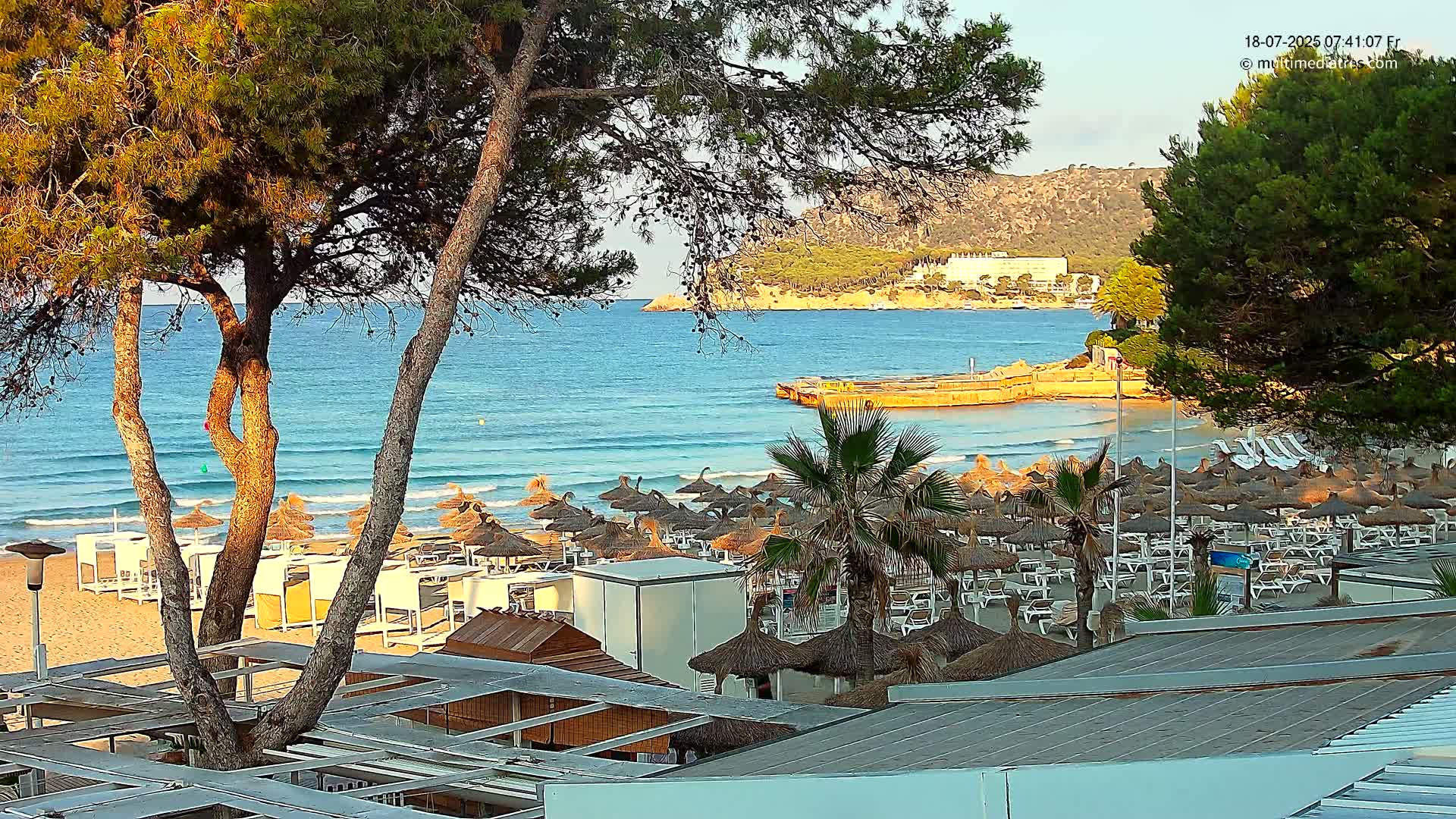Paguera,  Tora Beach West View Live Cam - Mallorca, Balearic Islands, Spain