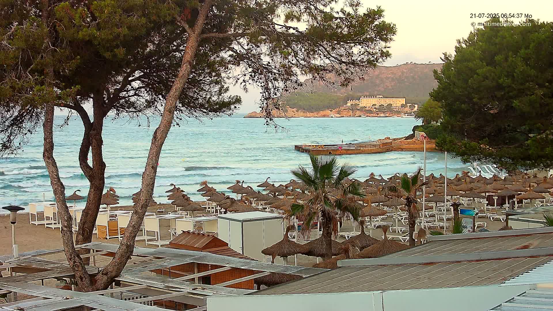 Paguera,  Tora Beach West View Live Cam - Mallorca, Balearic Islands, Spain