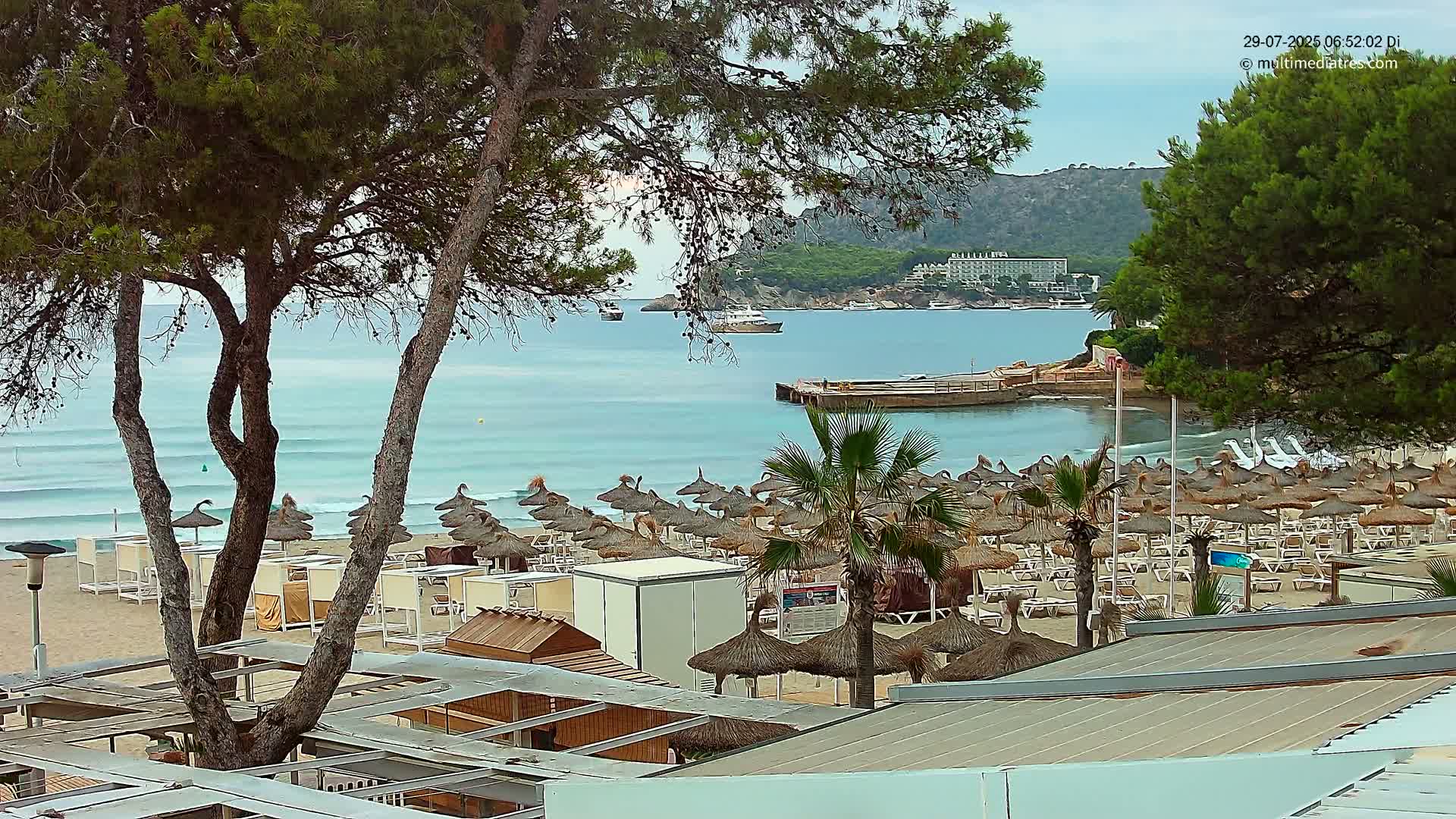 Paguera,  Tora Beach West View Live Cam - Mallorca, Balearic Islands, Spain