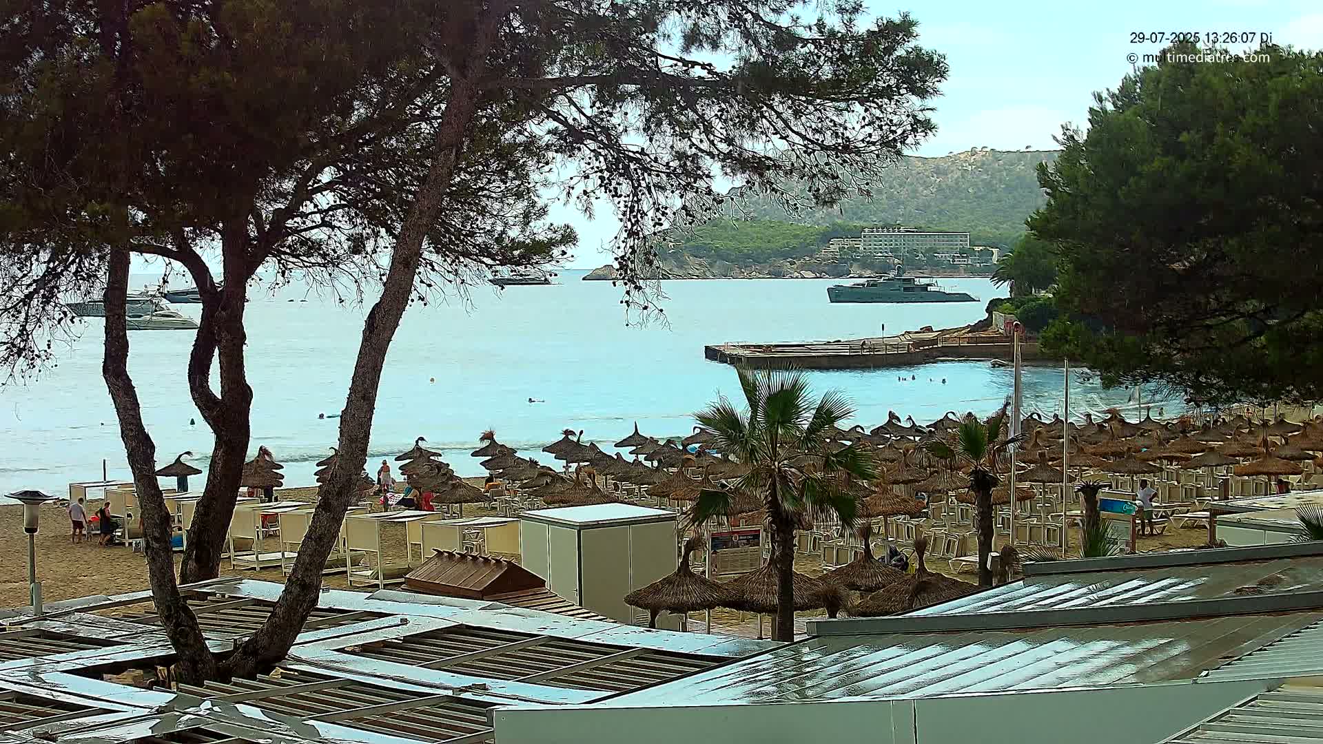 Paguera,  Tora Beach West View Live Cam - Mallorca, Balearic Islands, Spain