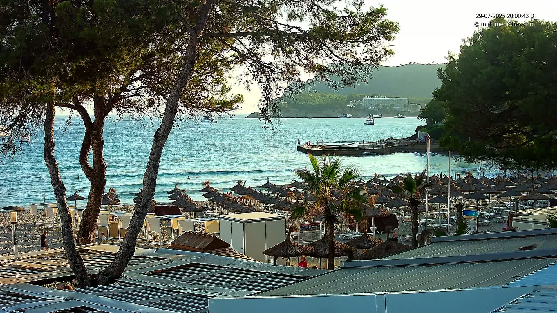 Paguera,  Tora Beach West View Live Cam - Mallorca, Balearic Islands, Spain