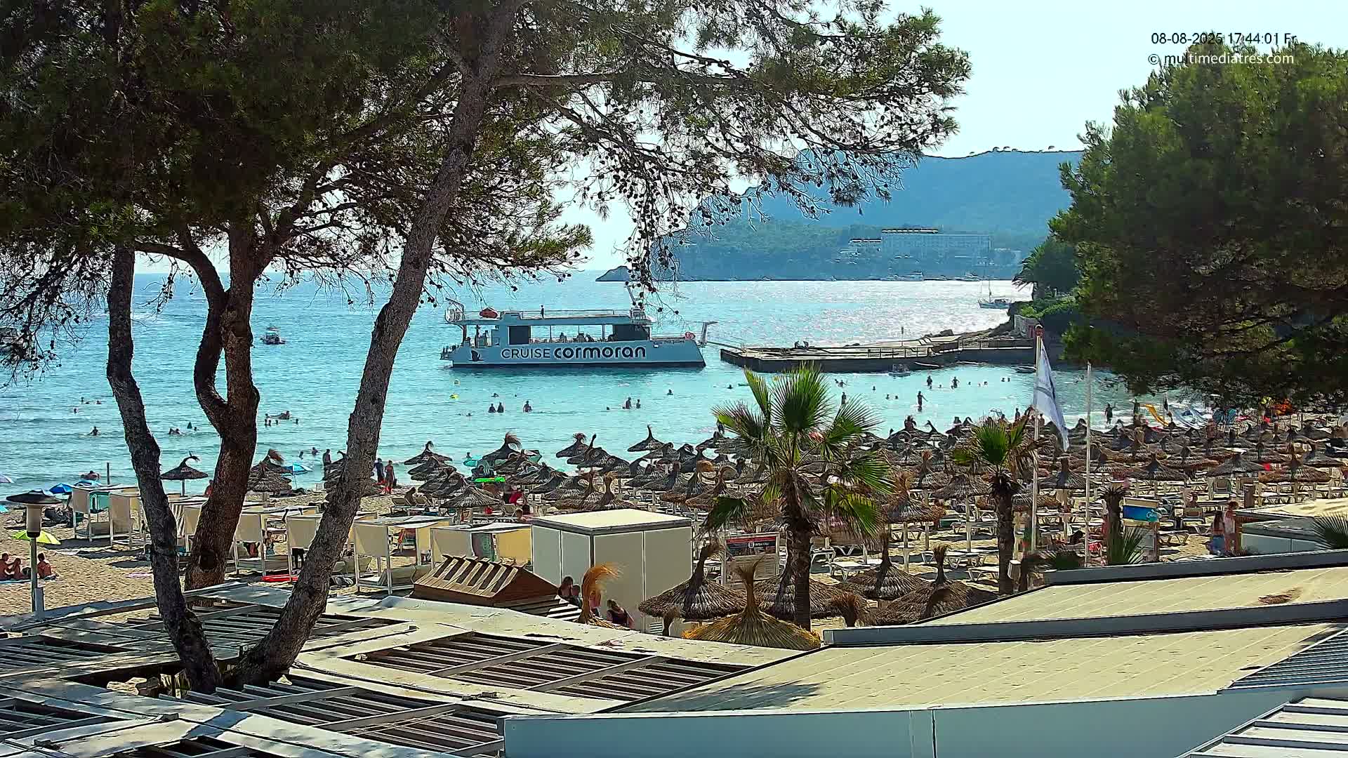 Paguera,  Tora Beach West View Live Cam - Mallorca, Balearic Islands, Spain