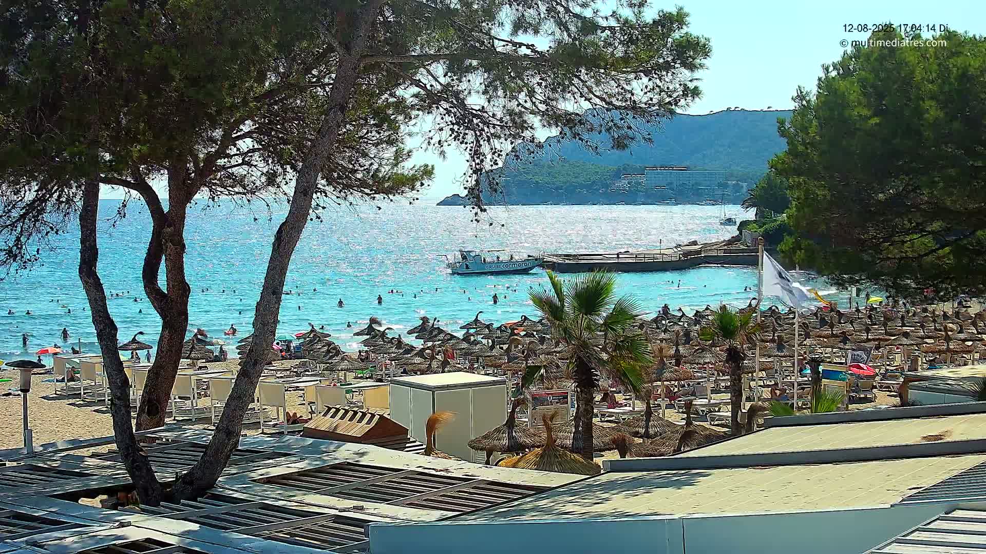 Paguera,  Tora Beach West View Live Cam - Mallorca, Balearic Islands, Spain