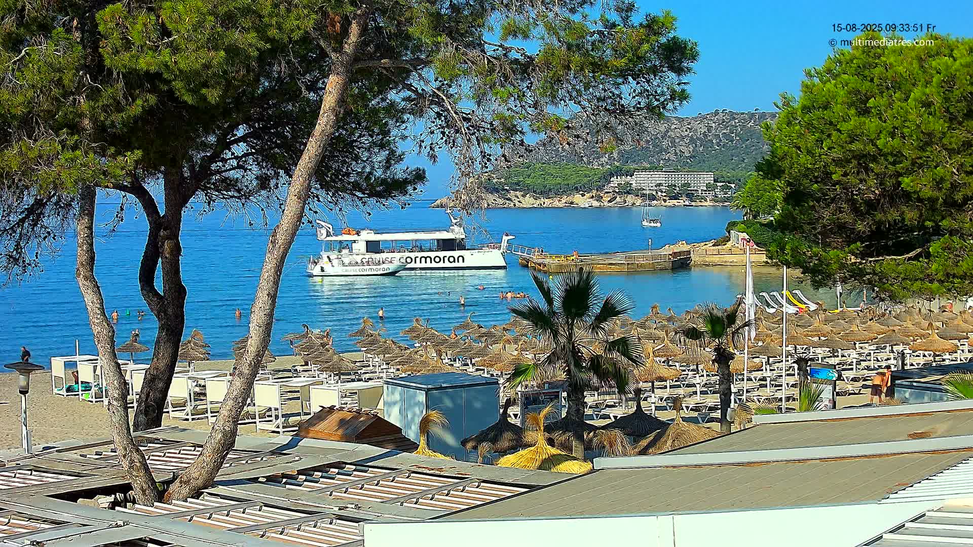 Paguera,  Tora Beach West View Live Cam - Mallorca, Balearic Islands, Spain