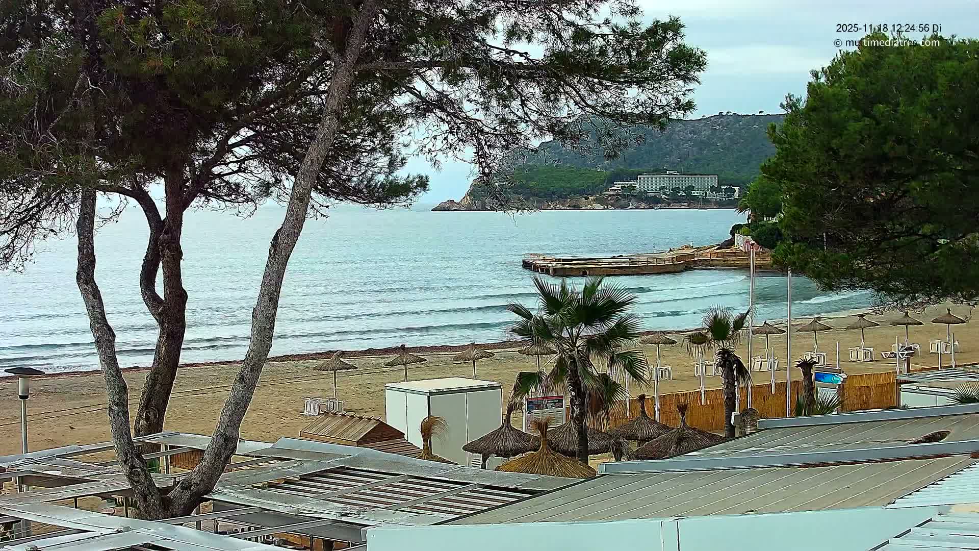 Paguera,  Tora Beach West View Live Cam - Mallorca, Balearic Islands, Spain