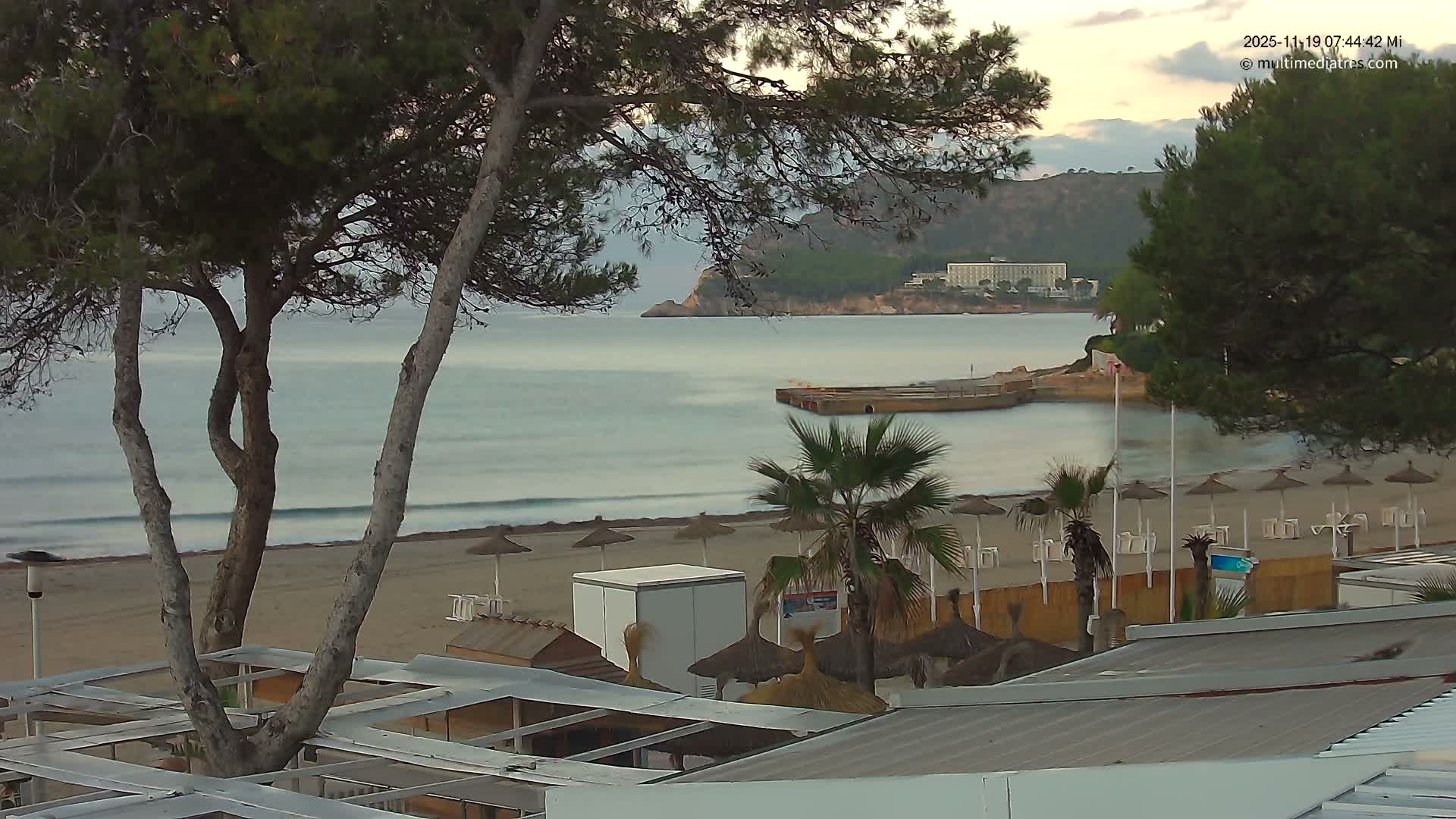 Paguera,  Tora Beach West View Live Cam - Mallorca, Balearic Islands, Spain