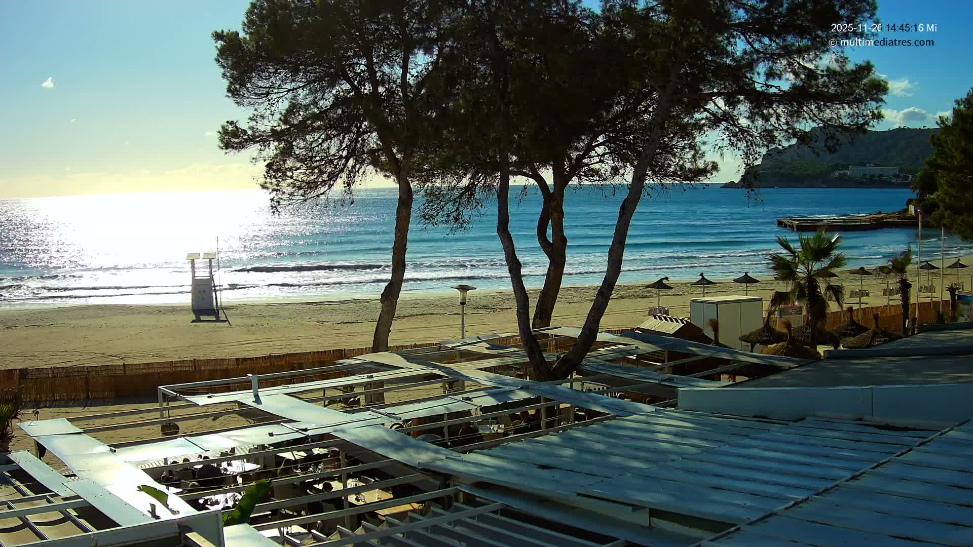 Paguera,  Tora Beach West View Live Cam - Mallorca, Balearic Islands, Spain