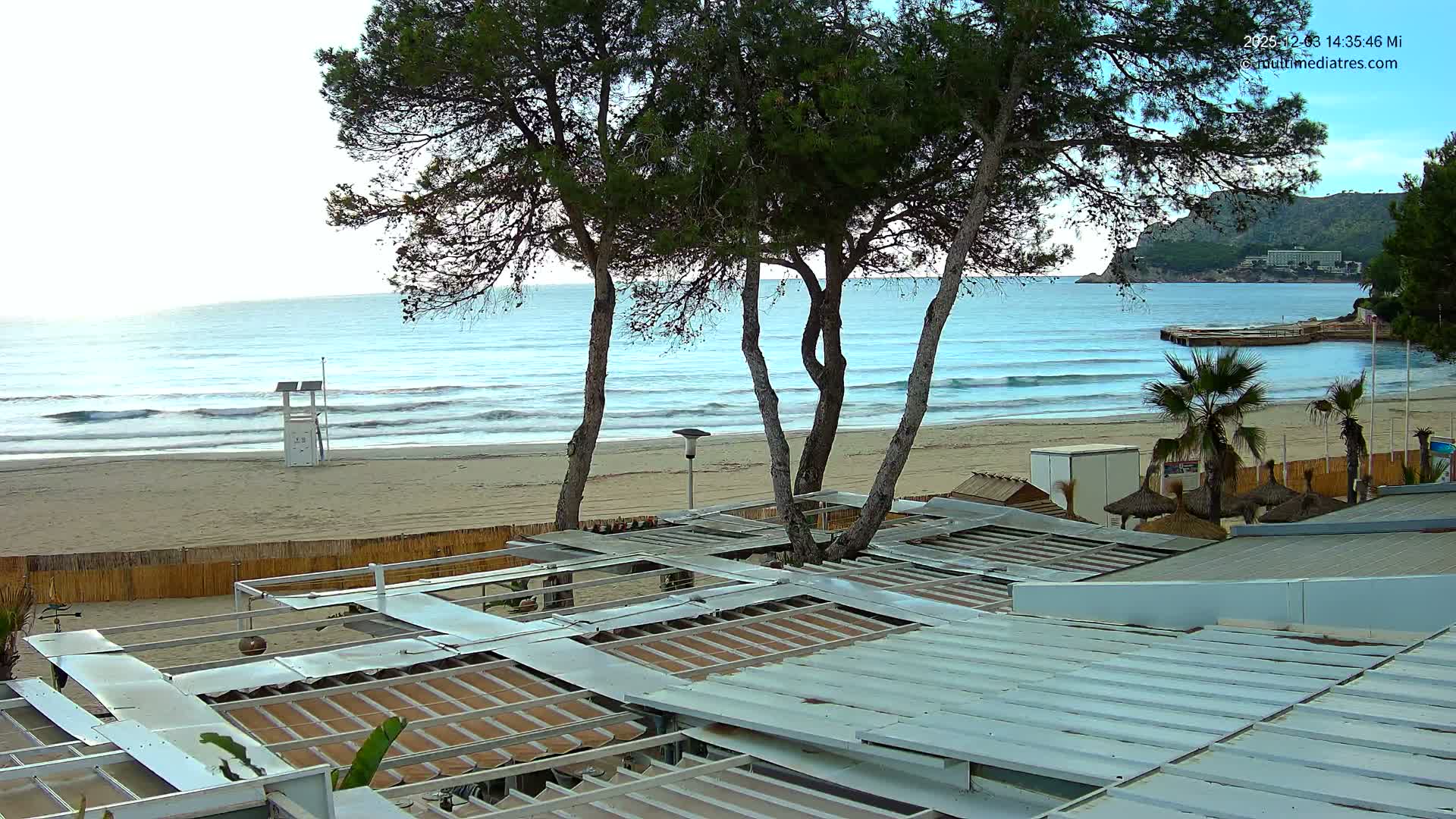 Paguera,  Tora Beach West View Live Cam - Mallorca, Balearic Islands, Spain