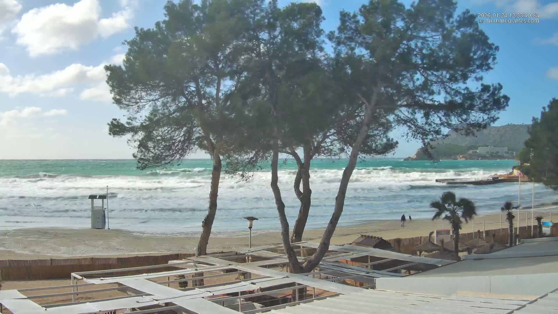 Paguera,  Tora Beach West View Live Cam - Mallorca, Balearic Islands, Spain