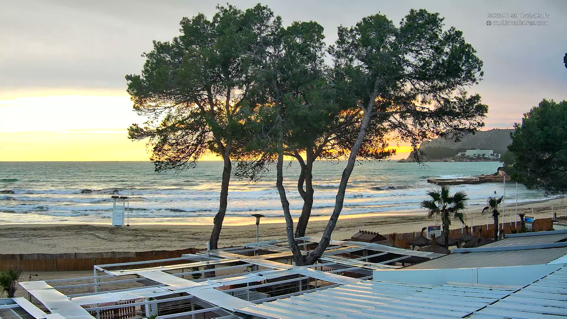 Paguera,  Tora Beach West View Live Cam - Mallorca, Balearic Islands, Spain