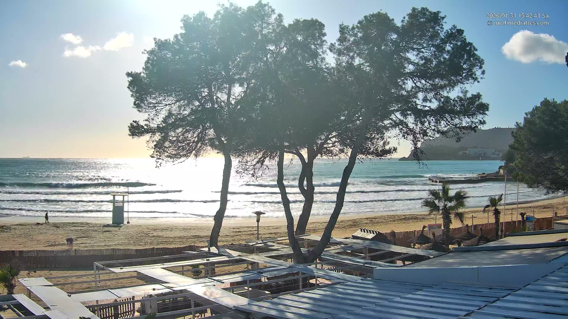 Paguera,  Tora Beach West View Live Cam - Mallorca, Balearic Islands, Spain