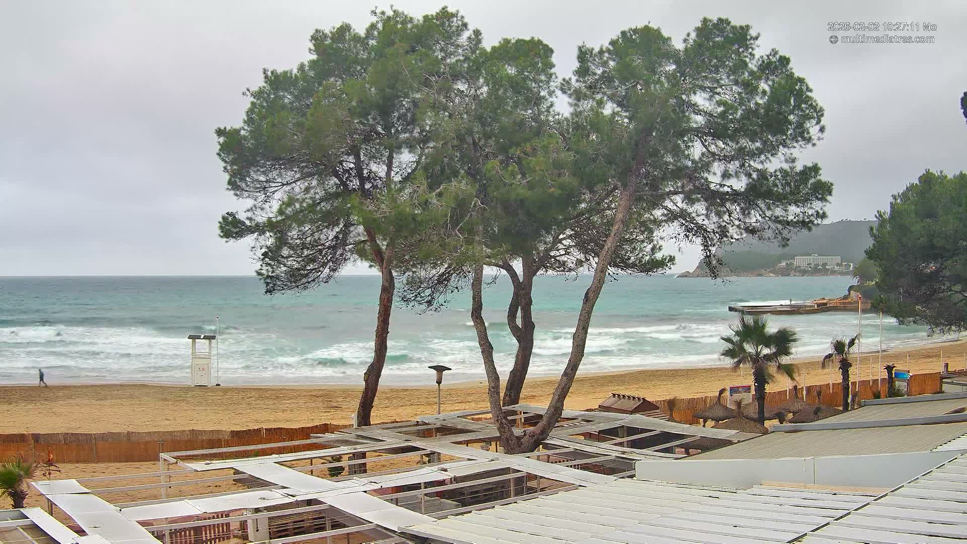 Paguera,  Tora Beach West View Live Cam - Mallorca, Balearic Islands, Spain