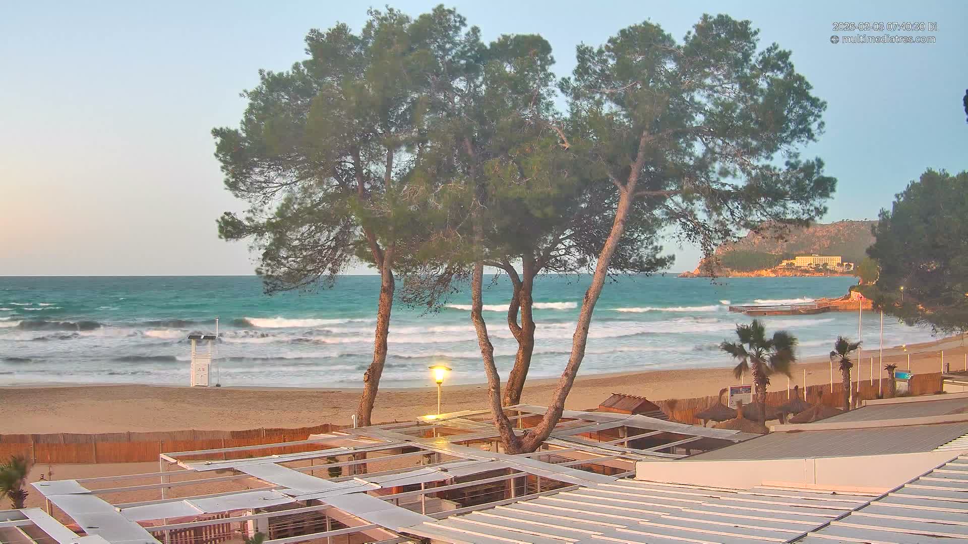 Paguera,  Tora Beach West View Live Cam - Mallorca, Balearic Islands, Spain