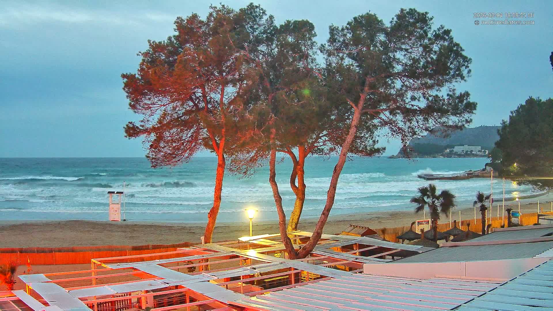 Paguera,  Tora Beach West View Live Cam - Mallorca, Balearic Islands, Spain