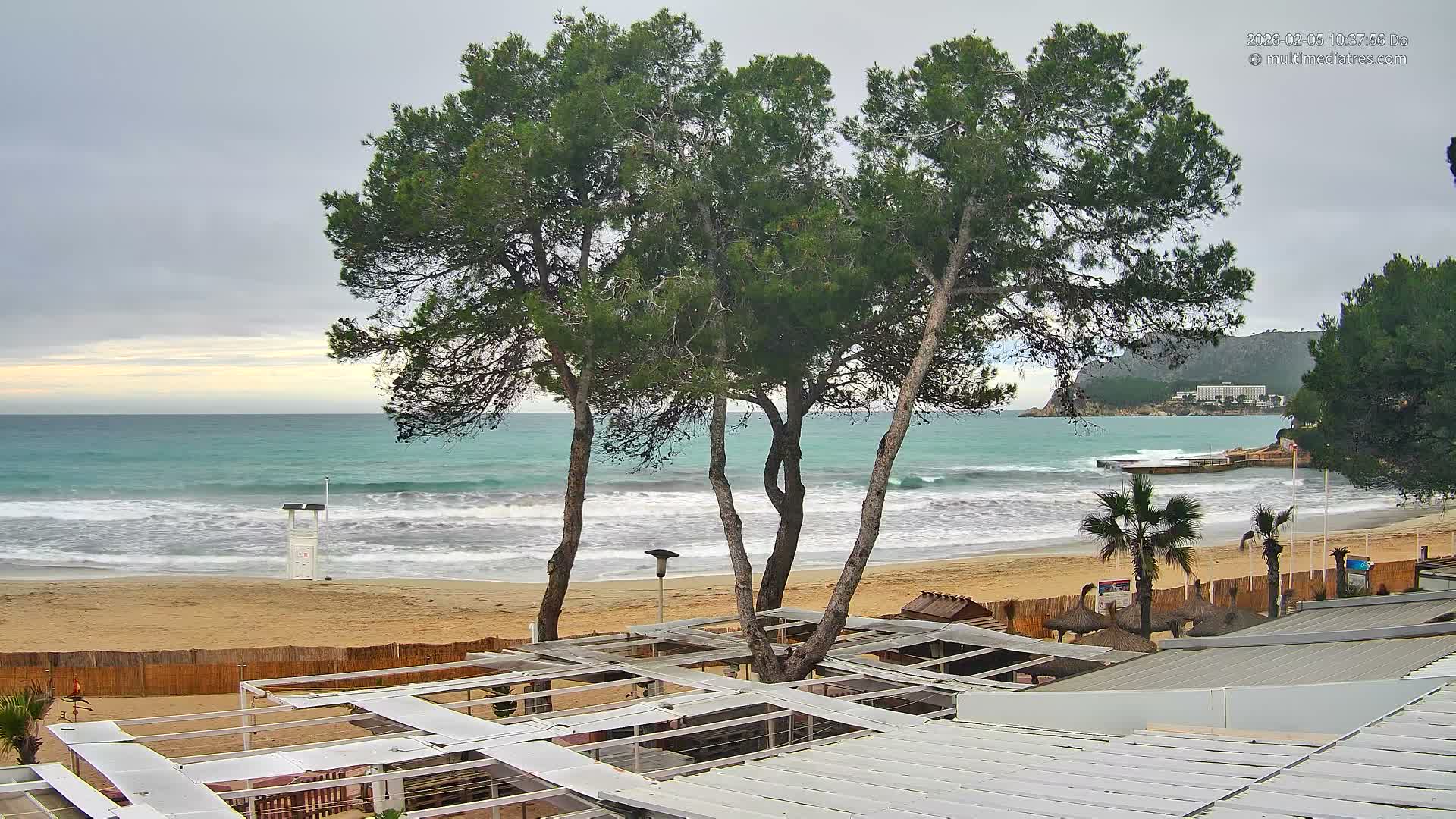 Paguera,  Tora Beach West View Live Cam - Mallorca, Balearic Islands, Spain
