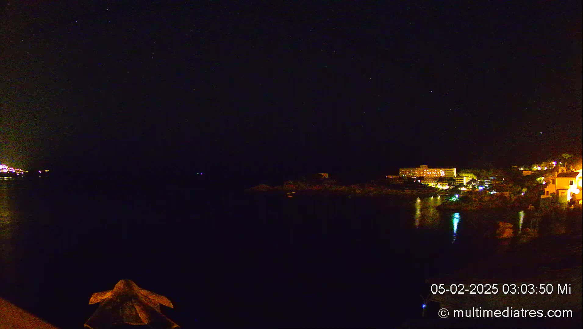 Mallorca, Peguera Cala Fornells Bay Balearic Sea Live Cam, Balearic Islands, Spain