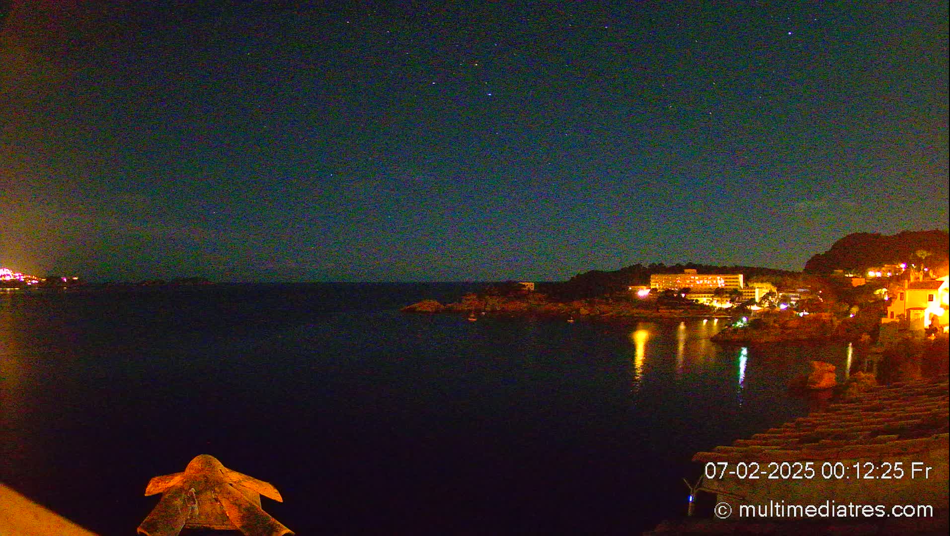 Mallorca, Peguera Cala Fornells Bay Balearic Sea Live Cam, Balearic Islands, Spain