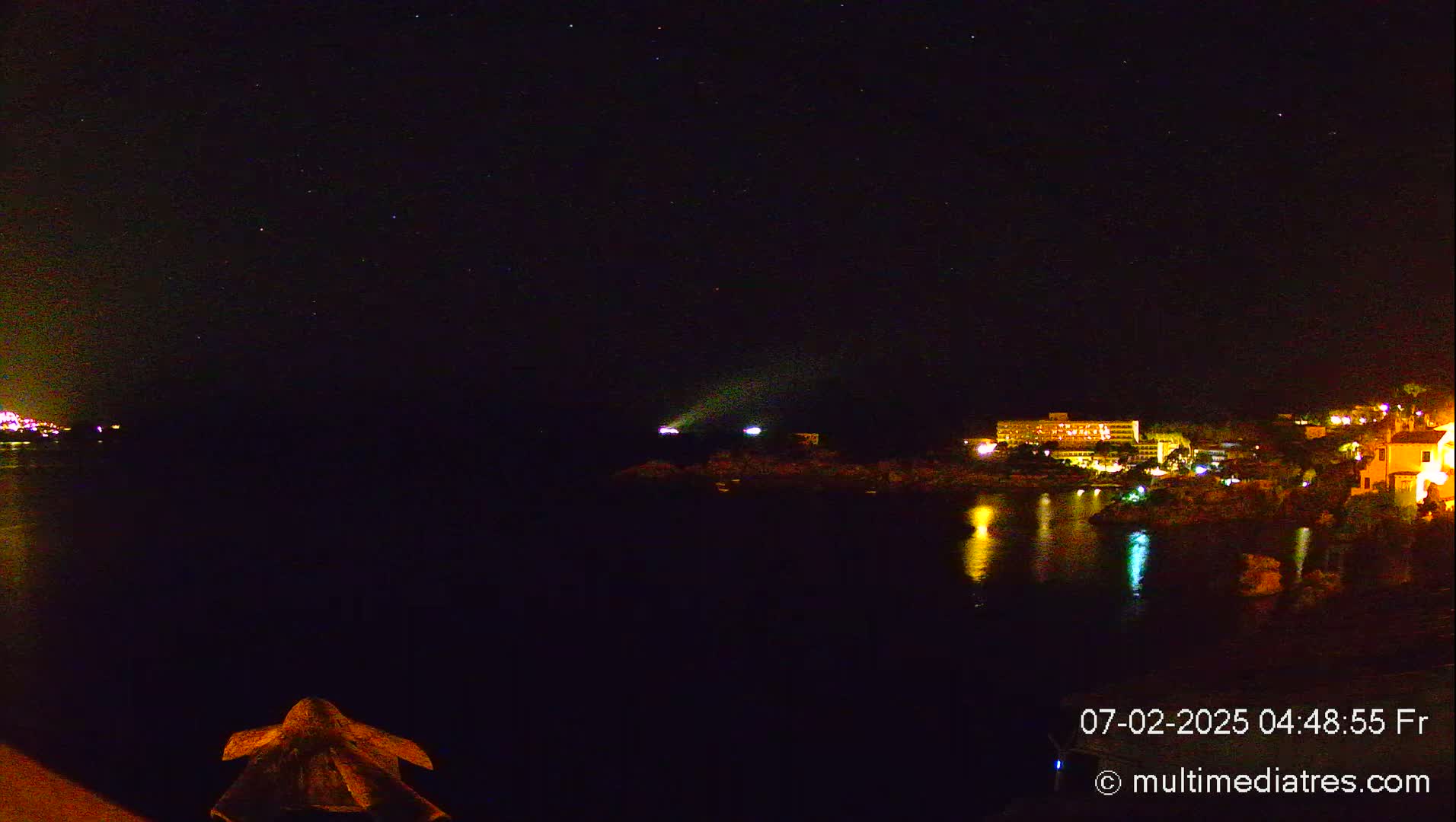 Mallorca, Peguera Cala Fornells Bay Balearic Sea Live Cam, Balearic Islands, Spain