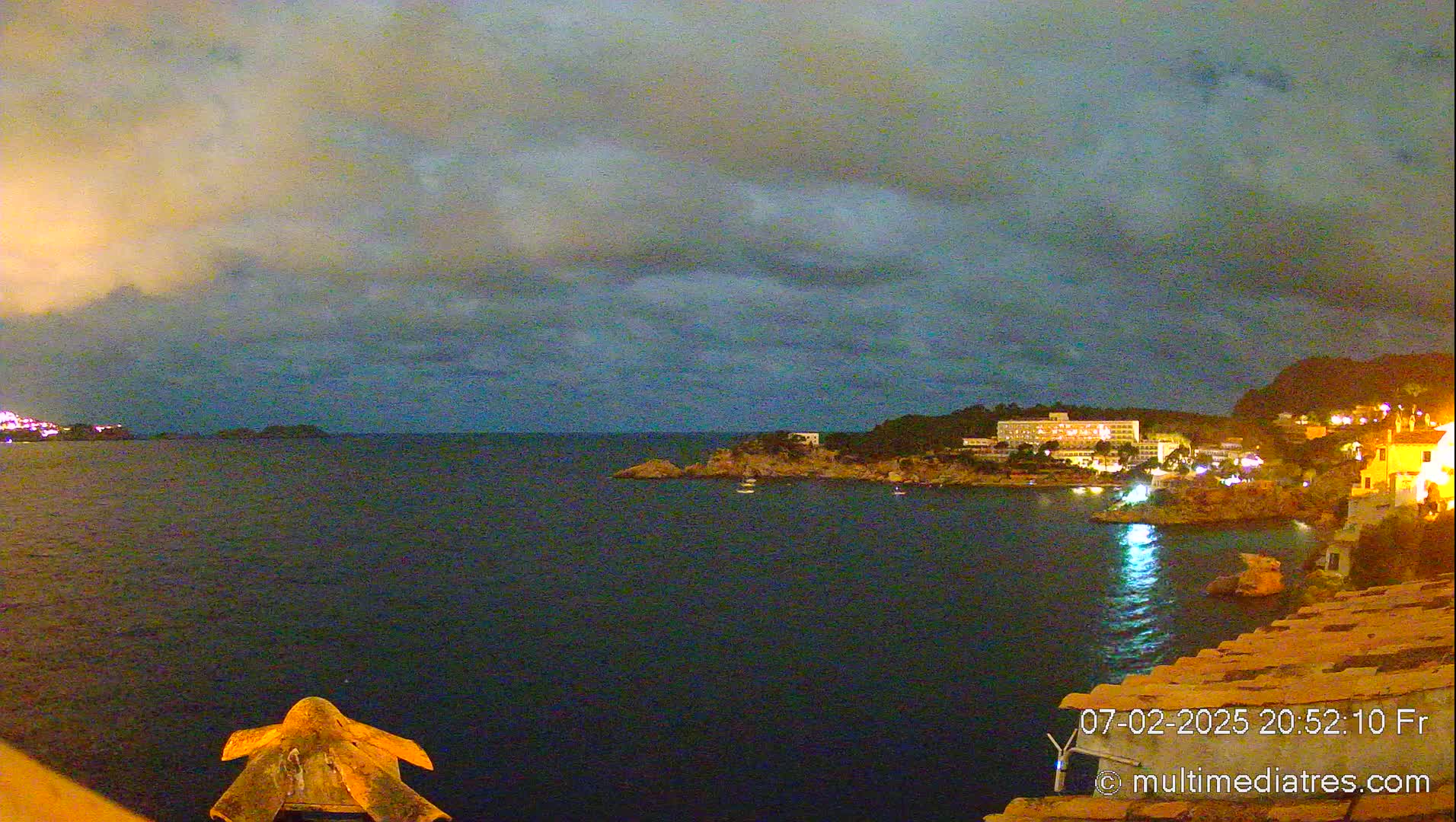 Mallorca, Peguera Cala Fornells Bay Balearic Sea Live Cam, Balearic Islands, Spain