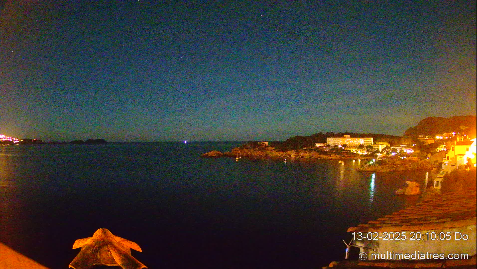 Mallorca, Peguera Cala Fornells Bay Balearic Sea Live Cam, Balearic Islands, Spain