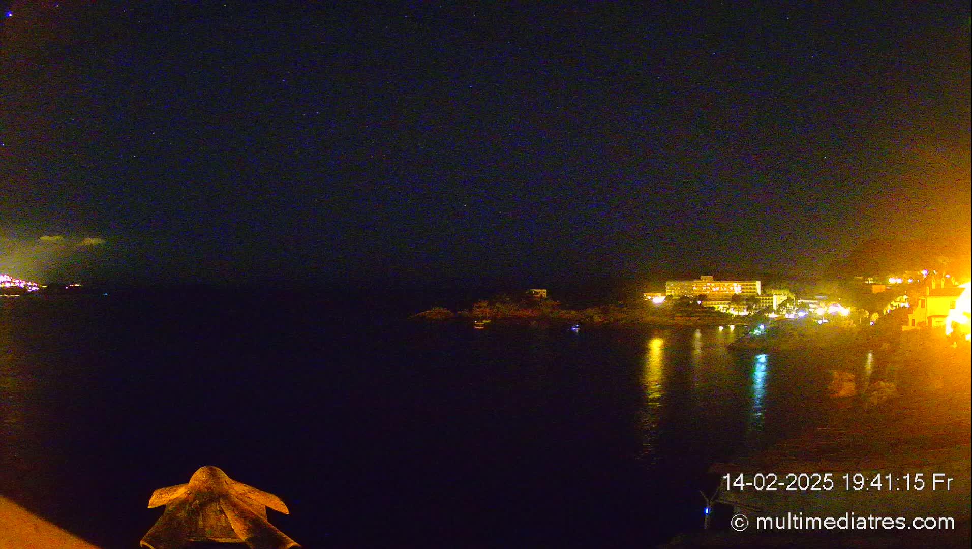 Mallorca, Peguera Cala Fornells Bay Balearic Sea Live Cam, Balearic Islands, Spain