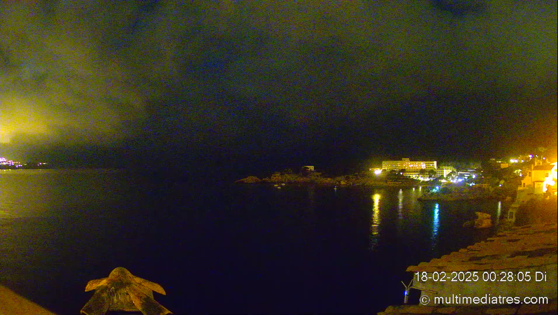 Mallorca, Peguera Cala Fornells Bay Balearic Sea Live Cam, Balearic Islands, Spain