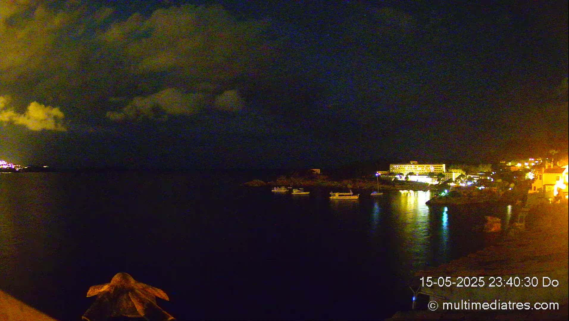 Mallorca, Peguera Cala Fornells Bay Balearic Sea Live Cam, Balearic Islands, Spain