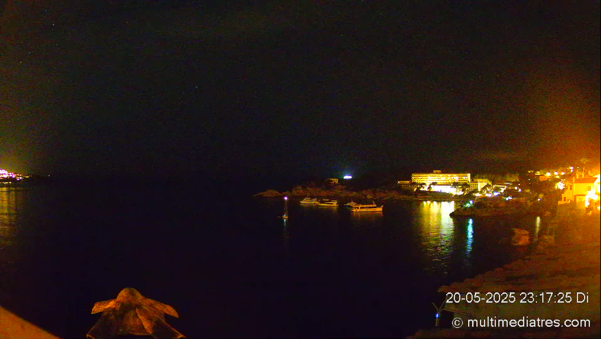Mallorca, Peguera Cala Fornells Bay Balearic Sea Live Cam, Balearic Islands, Spain