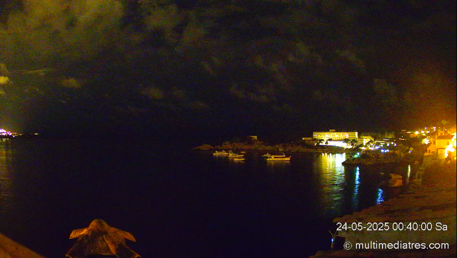 Mallorca, Peguera Cala Fornells Bay Balearic Sea Live Cam, Balearic Islands, Spain