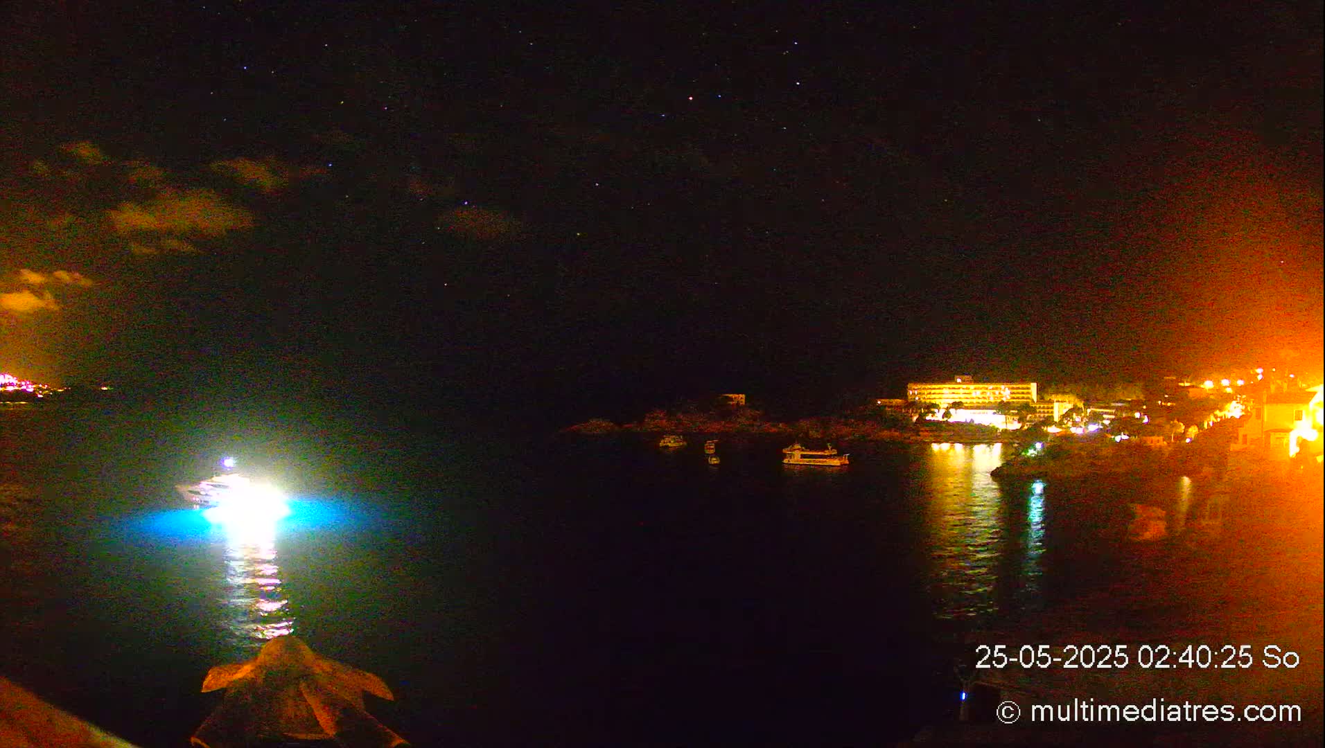 Mallorca, Peguera Cala Fornells Bay Balearic Sea Live Cam, Balearic Islands, Spain
