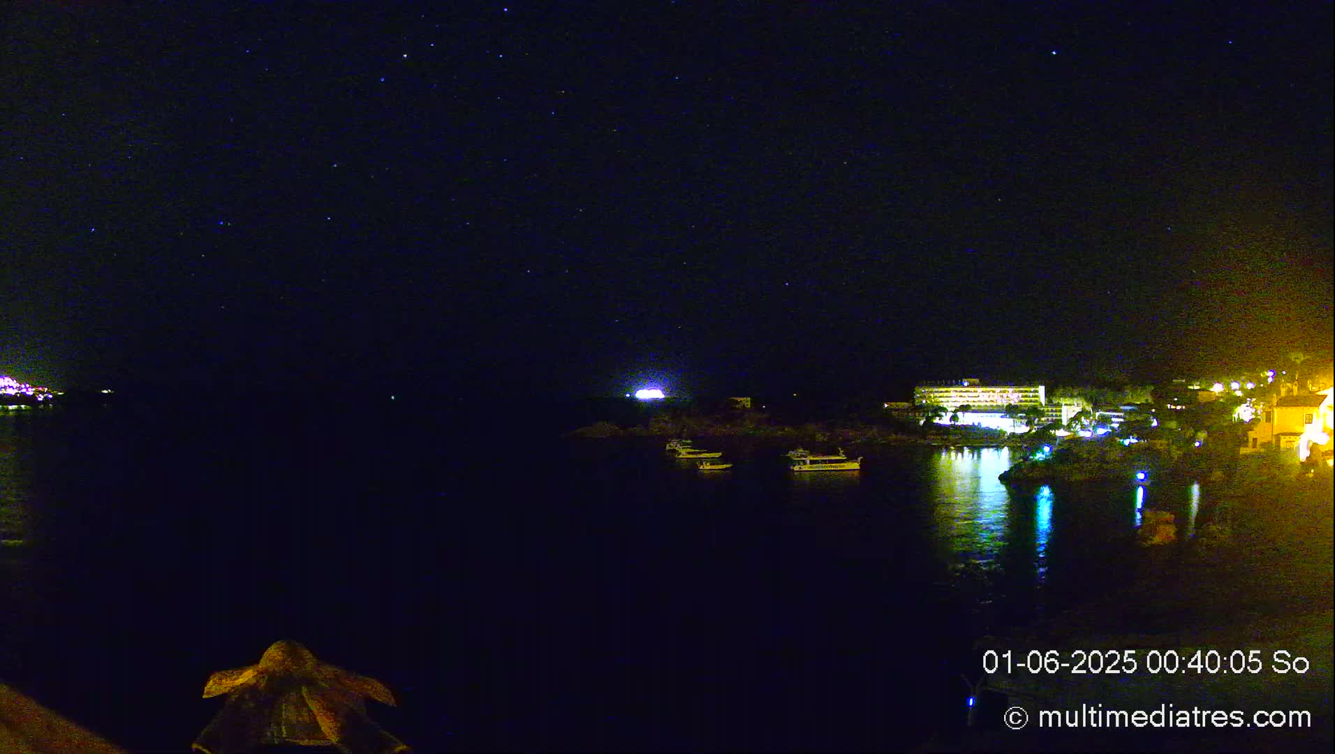 Mallorca, Peguera Cala Fornells Bay Balearic Sea Live Cam, Balearic Islands, Spain